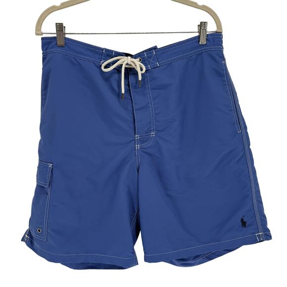 Polo Ralph Lauren Swim Shorts Mens XL Trunks Drawstring Pocket Mesh Lined - Picture 1 of 8